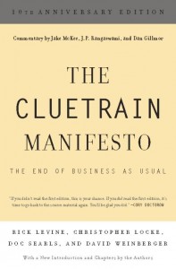 Capa da edição comemorativa dos 10 anos do Manifesto "Cluetrain"